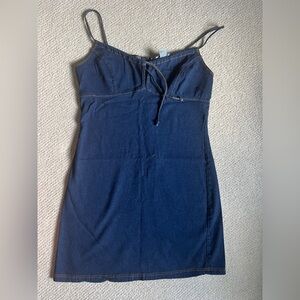 Aqua Blues Denim Dress